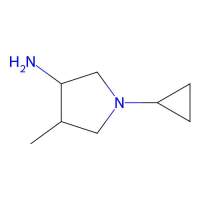 1-Cyclopropyl-4-methylpyrrolidin-3-amine，1384428-90-3，≥98%，阿拉丁