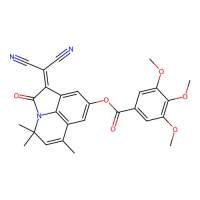 1-(dicyanomethylene)-4,4,6-trimethyl-2-oxo-1,2-dihydro-4H-pyrrolo[3,2,1-ij]quinolin-8-yl 3,4,5-trimethoxybenzoate，689754-64-1，阿拉丁