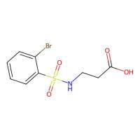 3-(2-Bromobenzenesulfonamido)propanoic acid，781626-91-3，≥95%，阿拉丁