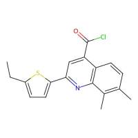 2-(5-Ethyl-2-thienyl)-7,8-dimethylquinoline-4-carbonyl chloride,1160261-43-7,≥97%,阿拉丁