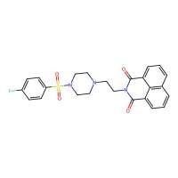2-(2-(4-((4-fluorophenyl)sulfonyl)piperazin-1-yl)ethyl)-1H-benzo[de]isoquinoline-1,3(2H)-dione，325694-44-8，阿拉丁