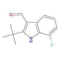 2-tert-butyl-7-fluoro-1H-indole-3-carbaldehyde,586949-71-5,≥98%,阿拉丁