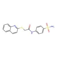 2-quinolin-2-ylsulfanyl-N-(4-sulfamoylphenyl)acetamide,671198-73-5,≥98%,阿拉丁