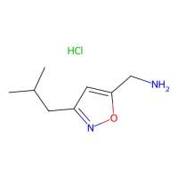 1-[3-(2-Methylpropyl)-1,2-oxazol-5-yl]methanamine hydrochloride，1255717-55-5，≥95%，阿拉丁
