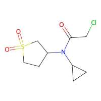 2-chloro-N-cyclopropyl-N-(1,1-dioxo-1lambda6-thiolan-3-yl)acetamide，847783-42-0，≥98%，阿拉丁