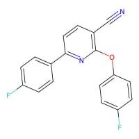 2-(4-Fluorophenoxy)-6-(4-fluorophenyl)pyridine-3-carbonitrile,252060-01-8,≥90%,阿拉丁