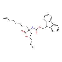 2-((((9H-Fluoren-9-yl)methoxy)carbonyl)amino)-2-(pent-4-en-1-yl)dec-9-enoic acid，1211504-14-1，≥98%，阿拉丁