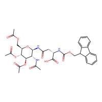 Fmoc-L-Asn(beta-D-GlcNAc(Ac)3)-OH,131287-39-3,Moligand™, 10 mM in DMSO,阿拉丁