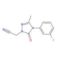 2-[4-(3-fluorophenyl)-3-methyl-5-oxo-4,5-dihydro-1H-1,2,4-triazol-1-yl]acetonitrile，860786-21-6，≥90%，阿拉丁