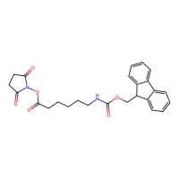 2,5-Dioxopyrrolidin-1-yl 6-((((9H-fluoren-9-yl)methoxy)carbonyl)amino)hexanoate，125697-63-4，≥95%，阿拉丁