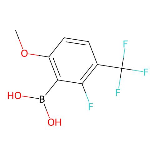 2-Fluoro-6-methoxy-3-(trifluoromethyl)phenylboronic acid，2096339-77-2，≥97%，阿拉丁产品图
