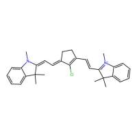 (2E)-2-[(2E)-2-[2-chloro-3-[(E)-2-(1,3,3-trimethylindol-1-ium-2-yl)ethenyl]cyclopent-2-en-1-ylidene]ethylidene]-1,3,3-trimethylindole，193687-61-5，阿拉丁