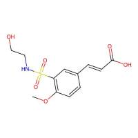 (2E)-3-(3-([(2-Hydroxyethyl)amino]sulfonyl)-4-methoxyphenyl)acrylic acid，321979-13-9，阿拉丁