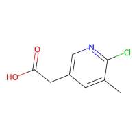 2-(6-Chloro-5-methylpyridin-3-yl)acetic acid,1000546-06-4,≥97%,阿拉丁