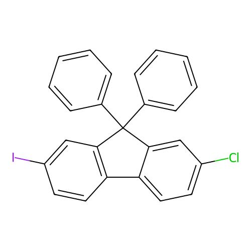 2-Chloro-7-iodo-9,9-diphenyl-9H-fluorene,851119-15-8,≥98%,阿拉丁产品图