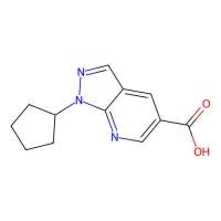 1-cyclopentyl-1H-pyrazolo[3,4-b]pyridine-5-carboxylic acid，926262-55-7，≥95%，阿拉丁