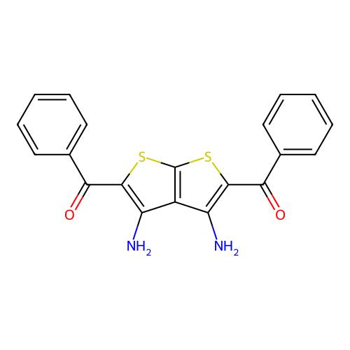 (3,4-Diamino-5-benzoylthieno[2,3-b]thiophen-2-yl)(phenyl)methanone，3686-10-0，≥90%，阿拉丁产品图