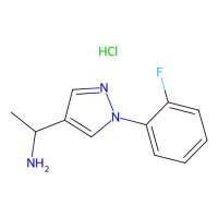 1-(1-(2-Fluorophenyl)-1H-pyrazol-4-yl)ethanamine hydrochloride,1049791-50-5,≥97%,阿拉丁