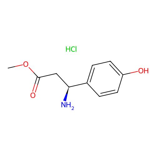 (S)-Methyl 3-amino-3-(4-hydroxyphenyl)propanoate hydrochloride,134430-96-9,≥95%,阿拉丁产品图
