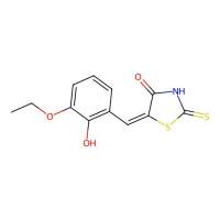 (5E)-5-(3-ethoxy-2-hydroxybenzylidene)-2-mercapto-1,3-thiazol-4(5H)-one，99988-45-1，≥95%，阿拉丁