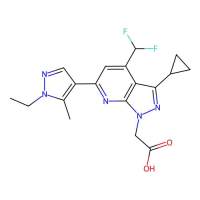 2-(3-Cyclopropyl-4-(difluoromethyl)-6-(1-ethyl-5-methyl-1H-pyrazol-4-yl)-1H-pyrazolo[3,4-b]pyridin-1-yl)acetic acid，1006478-14-3，≥97%，阿拉丁