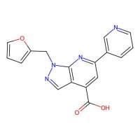 1-((furan-2-yl)methyl)-6-(pyridin-3-yl)-1H-pyrazolo(3,4-b)pyridine-4-carboxylic acid，929974-29-8，≥97%，阿拉丁