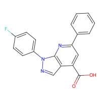 1-(4-fluorophenyl)-6-phenyl-1H-pyrazolo[3,4-b]pyridine-4-carboxylic acid，1011397-67-3，≥97%，阿拉丁