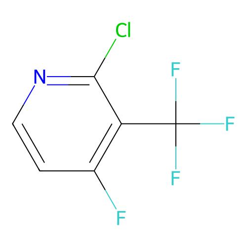 2-Chloro-4-fluoro-3-(trifluoromethyl)pyridine，1227574-46-0，≥97%，阿拉丁产品图