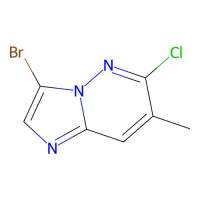 3-Bromo-6-chloro-7-methylimidazo[1,2-b]pyridazine，1025066-16-3，≥97%，阿拉丁