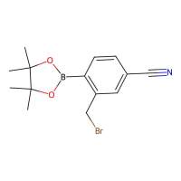 3-(Bromomethyl)-4-(4,4,5,5-tetramethyl-1,3,2-dioxaborolan-2-yl)benzonitrile,1030832-26-8,≥96%,阿拉丁