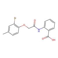2-(2-(2-Bromo-4-methylphenoxy)acetamido)benzoic acid，301693-79-8，阿拉丁
