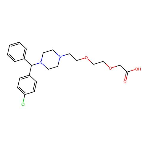 2-(2-(2-(4-((4-Chlorophenyl)(phenyl)methyl)piperazin-1-yl)ethoxy)ethoxy)acetic Acid,682323-77-9,≥95%,阿拉丁产品图