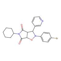 2-(4-bromophenyl)-5-cyclohexyl-3-(3-pyridinyl)dihydro-2H-pyrrolo[3,4-d]isoxazole-4,6(3H,5H)-dione，1005272-79-6，阿拉丁