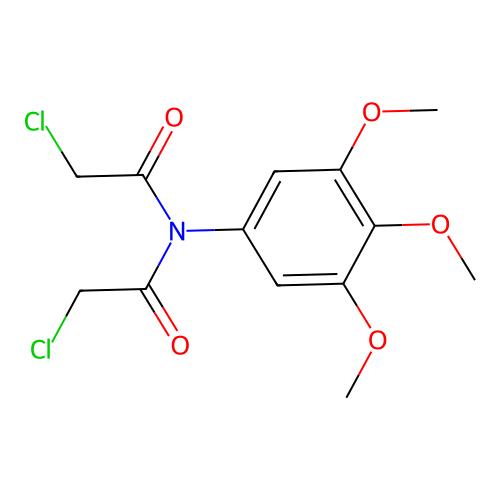 2-chloro-N-(2-chloroacetyl)-N-(3,4,5-trimethoxyphenyl)acetamide，1000932-63-7，≥95%，阿拉丁产品图