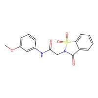 2-(1,1-dioxido-3-oxo-1,2-benzisothiazol-2(3H)-yl)-N-(3-methoxyphenyl)acetamide，443108-41-6，≥98%，阿拉丁