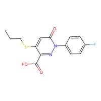 1-(4-Fluorophenyl)-6-oxo-4-(propylsulfanyl)-1,6-dihydro-3-pyridazinecarboxylic acid，339096-33-2，阿拉丁