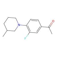 1-[3-Fluoro-4-(3-methylpiperidin-1-yl)phenyl]ethanone，1019547-53-5，阿拉丁