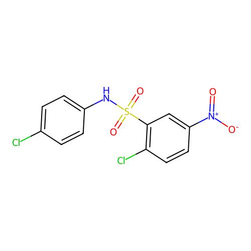 2-chloro-N-(4-chlorophenyl)-5-nitrobenzene-1-sulfonamide,380342-48-3,≥95%,阿拉丁产品图