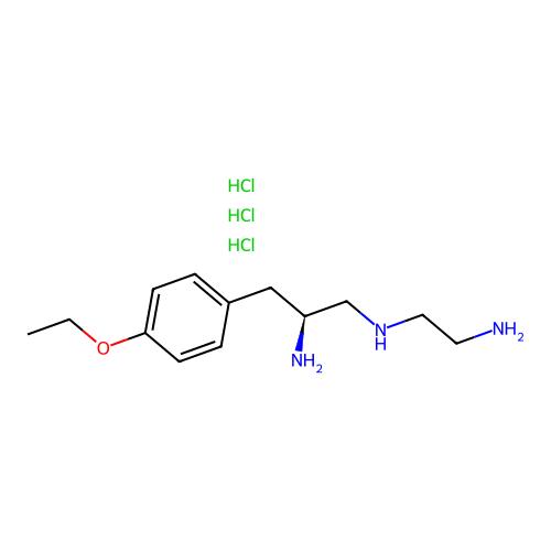 (S)-N1-(2-Aminoethyl)-3-(4-ethoxyphenyl)propane-1,2-diamine trihydrochloride，221640-06-8，≥95%，阿拉丁产品图