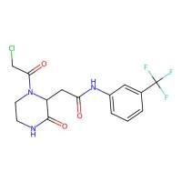 2-[1-(chloroacetyl)-3-oxopiperazin-2-yl]-N-[3-(trifluoromethyl)phenyl]acetamide，1306738-22-6，阿拉丁