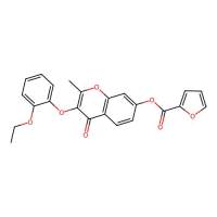 3-(2-ethoxyphenoxy)-2-methyl-4-oxo-4H-chromen-7-yl 2-furoate，844447-94-5，阿拉丁