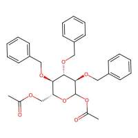 1,6-Di-O-acetyl-2,3,4-tri-O-benzyl-D-glucopyranose，59433-13-5，阿拉丁