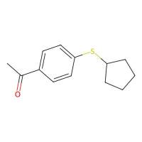 1-[4-(Cyclopentylsulfanyl)phenyl]ethan-1-one，1050884-72-4，≥95%，阿拉丁