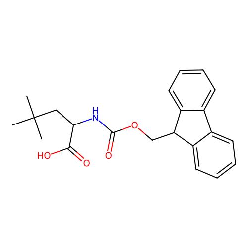 2-((((9H-fluoren-9-yl)methoxy)carbonyl)amino)-4,4-dimethylpentanoic acid,1637650-31-7,≥98%,阿拉丁产品图