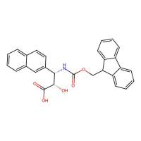 (2S,3S)-3-((((9H-Fluoren-9-yl)methoxy)carbonyl)amino)-2-hydroxy-3-(naphthalen-2-yl)propanoic acid,959581-87-4,≥98%,阿拉丁