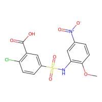 2-Chloro-5-[(2-methoxy-5-nitrophenyl)sulfamoyl]benzoic acid，328108-87-8，≥95%，阿拉丁