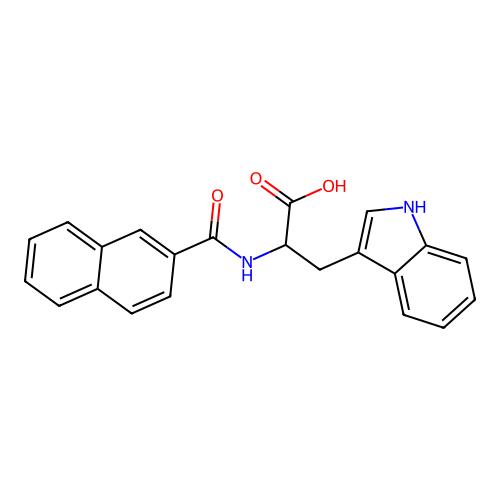 3-(1H-indol-3-yl)-2-(naphthalen-2-ylformamido)propanoic acid，1396969-07-5，≥95%，阿拉丁产品图
