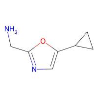 (5-Cyclopropyl-1,3-oxazol-2-yl)methanamine,1216101-20-0,≥95%,阿拉丁