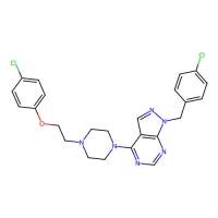 1-(4-chlorobenzyl)-4-(4-(2-(4-chlorophenoxy)ethyl)piperazin-1-yl)-1H-pyrazolo[3,4-d]pyrimidine，612523-94-1，阿拉丁