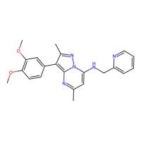 3-(3,4-dimethoxyphenyl)-2,5-dimethyl-N-(pyridin-2-ylmethyl)pyrazolo[1,5-a]pyrimidin-7-amine，900879-27-8，阿拉丁